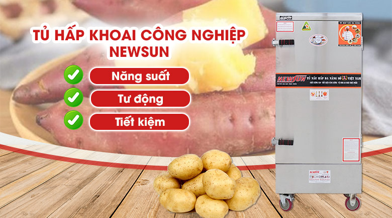 Tủ hấp khoai công nghiệp