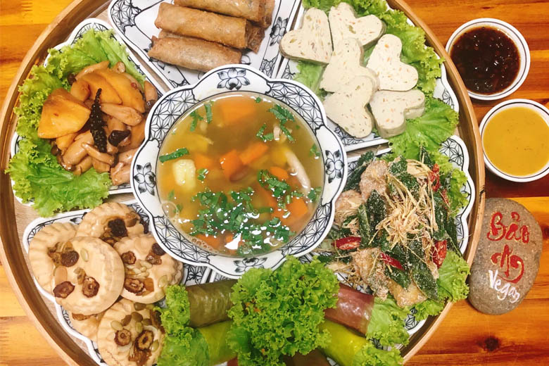 Cơm chay Bảo An - Một trong các quán cơm ngon ở Thanh Hoá