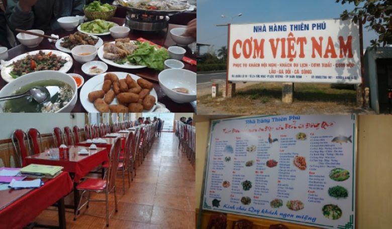 Nhà hàng Thiên Phú - Quán cơm ngon ở Nam Định