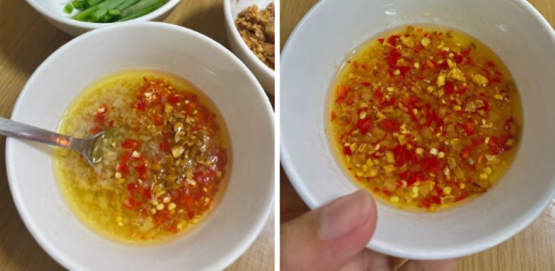 Cách làm nước chấm cơm gà Hải Nam