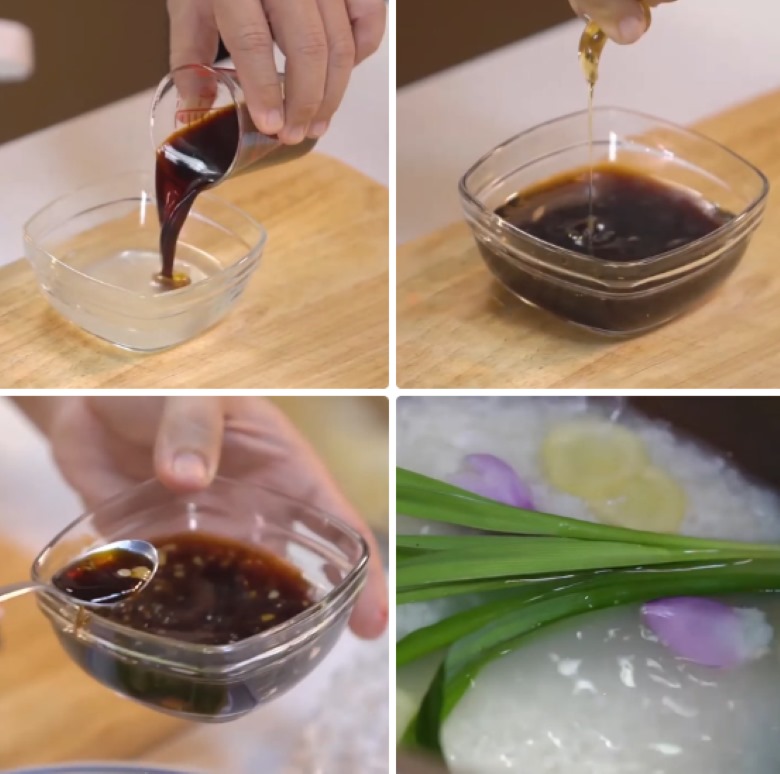 Làm nước sốt - Cách nấu cơm gà Hải Nam