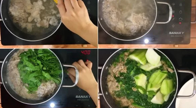 Hướng dẫn cách nấu canh cua mùng tơi với 5 bước đơn giản cách nấu canh cua mùng tơi, cho rau