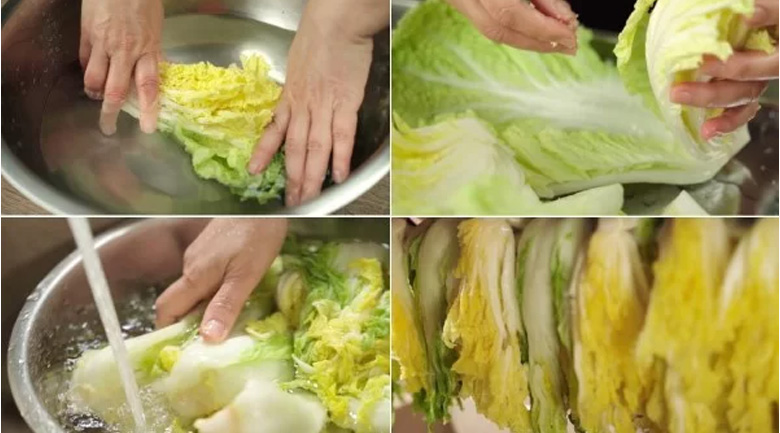 Hướng dẫn làm kim chi đúng chuẩn Hàn Quốc với 5 bước đơn giản hướng dẫn làm kim chi đúng chuẩn Hàn Quốc, rửa ngâm cải