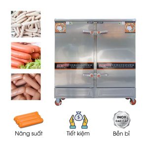 Tủ hấp xúc xích 24 khay