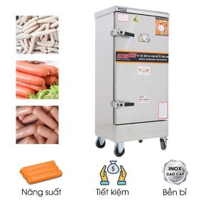 Tủ hấp xúc xích 12 khay