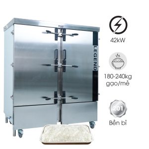 Tủ nấu cơm công nghiệp 60 khay 2M60-DT dùng điện